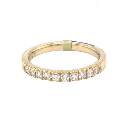 14kt Yellow Gold .30ct Lab Grown Diamond Band