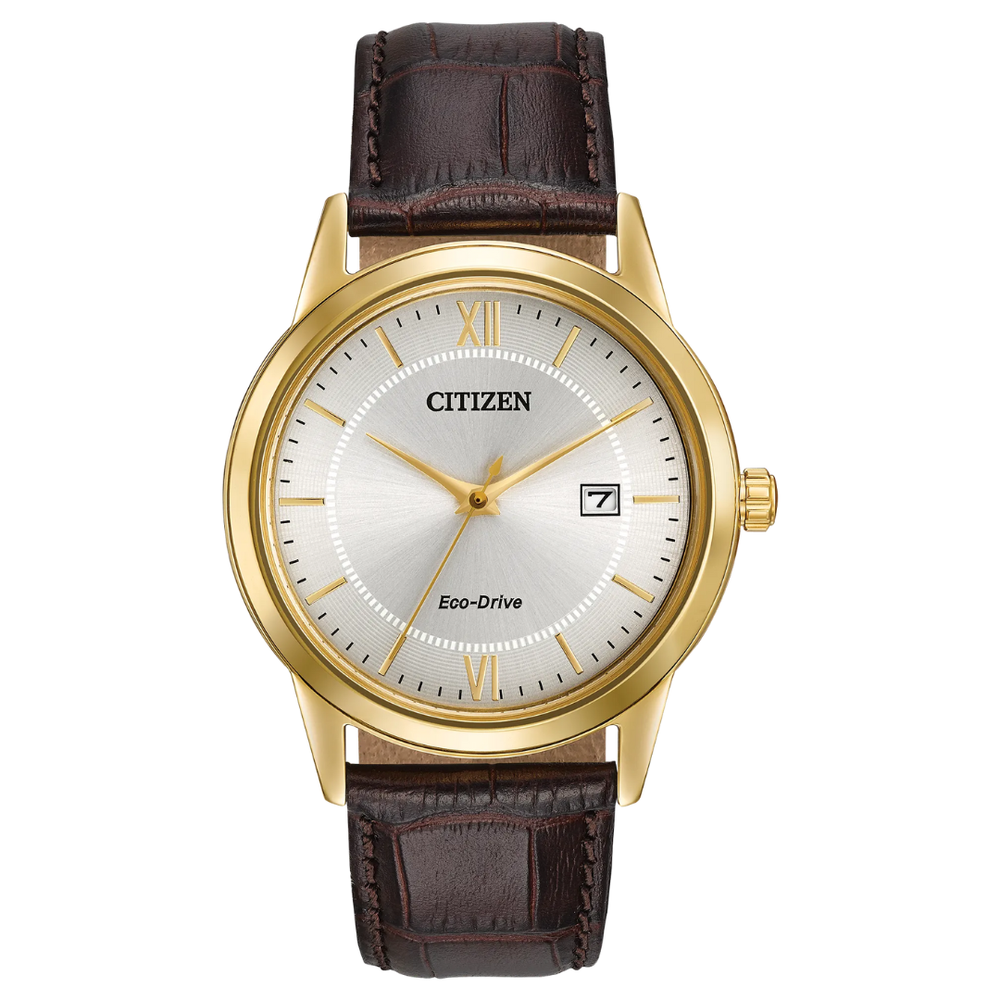 Citizen Corso Leather Watch AW1232-04A