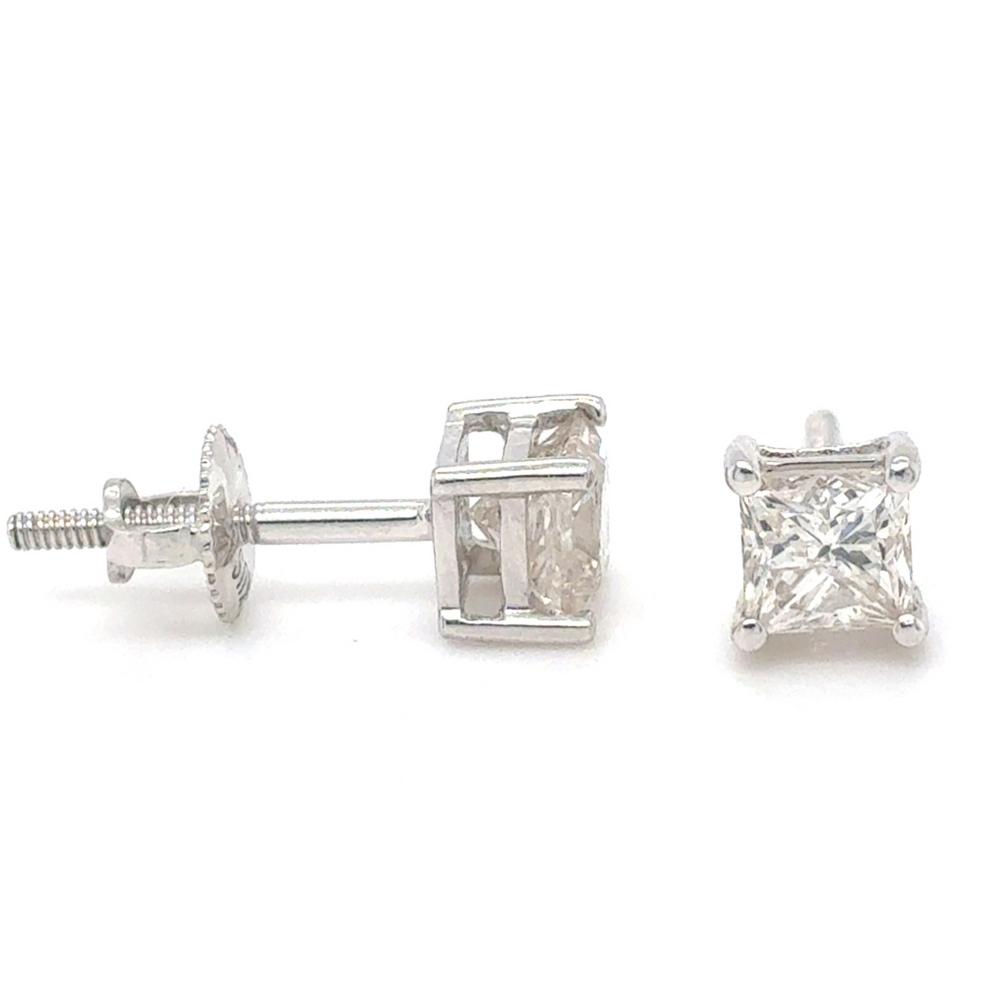 14kt White Gold 1ct Diamond Stud Earring