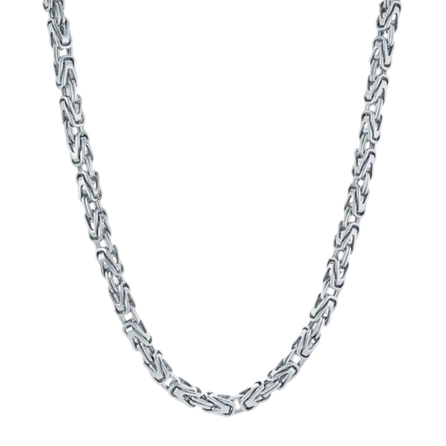 Italgem Stainless Steel King Link Necklace 24''