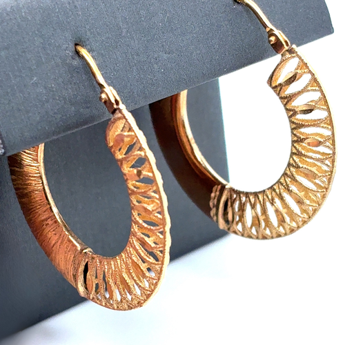 10kt Yellow Gold Hoops