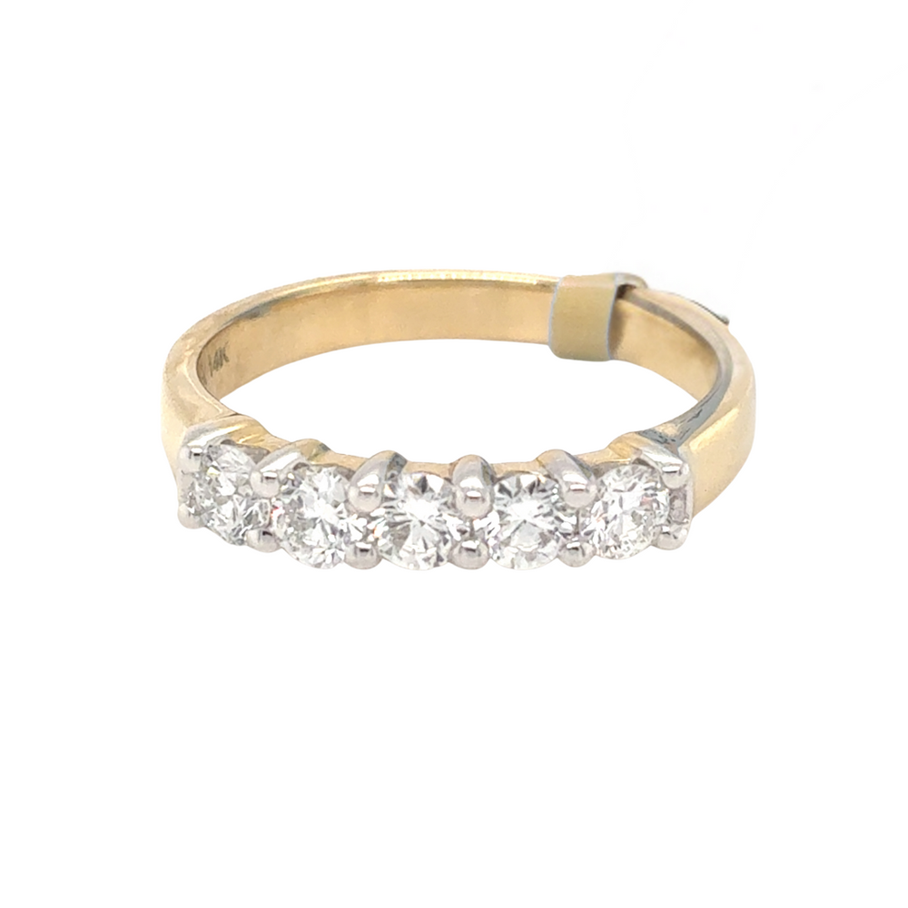 14kt Yellow Gold .50ct Lab Grown Diamond Band