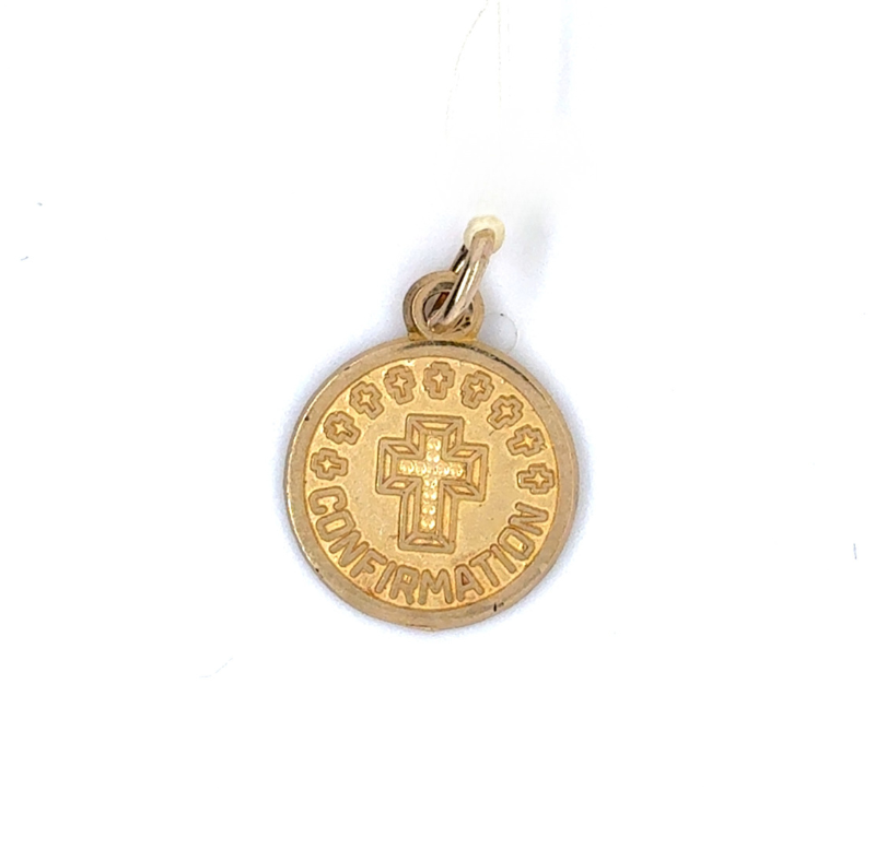 10kt Yellow Gold Confirmation Charm