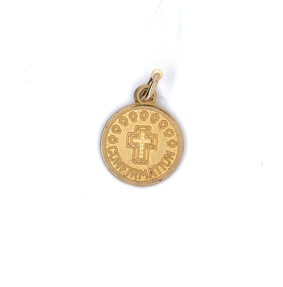 10kt Yellow Gold Confirmation Charm