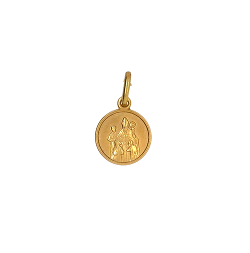 14kt Yellow Gold Pope Charm