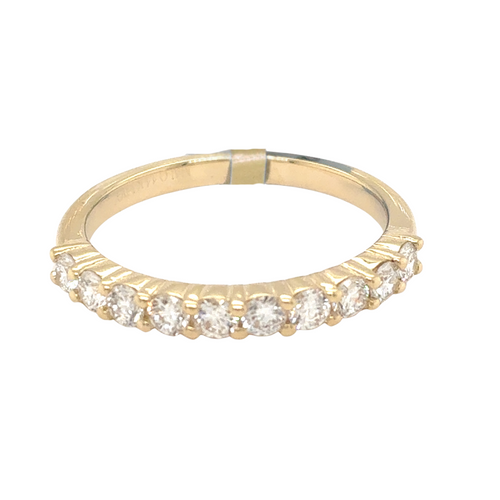 14kt Yellow Gold .33ct Lab Grown Diamond Band