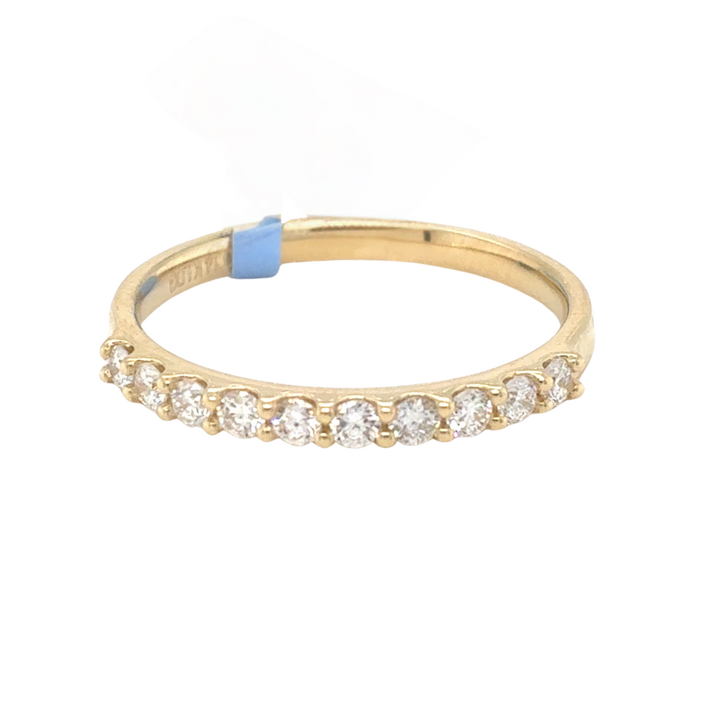14kt Yellow Gold .30ct Lab Grown Diamond Band