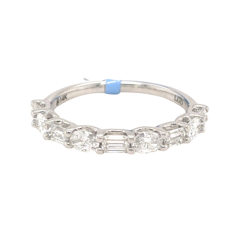 14kt White Gold .90ct Lab Grown Diamond Band