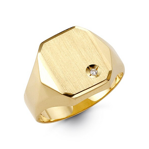 10kt Yellow Gold Men's Signet Style Ring