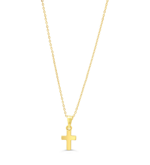 10kt Yellow Gold Baby Cross Pendant