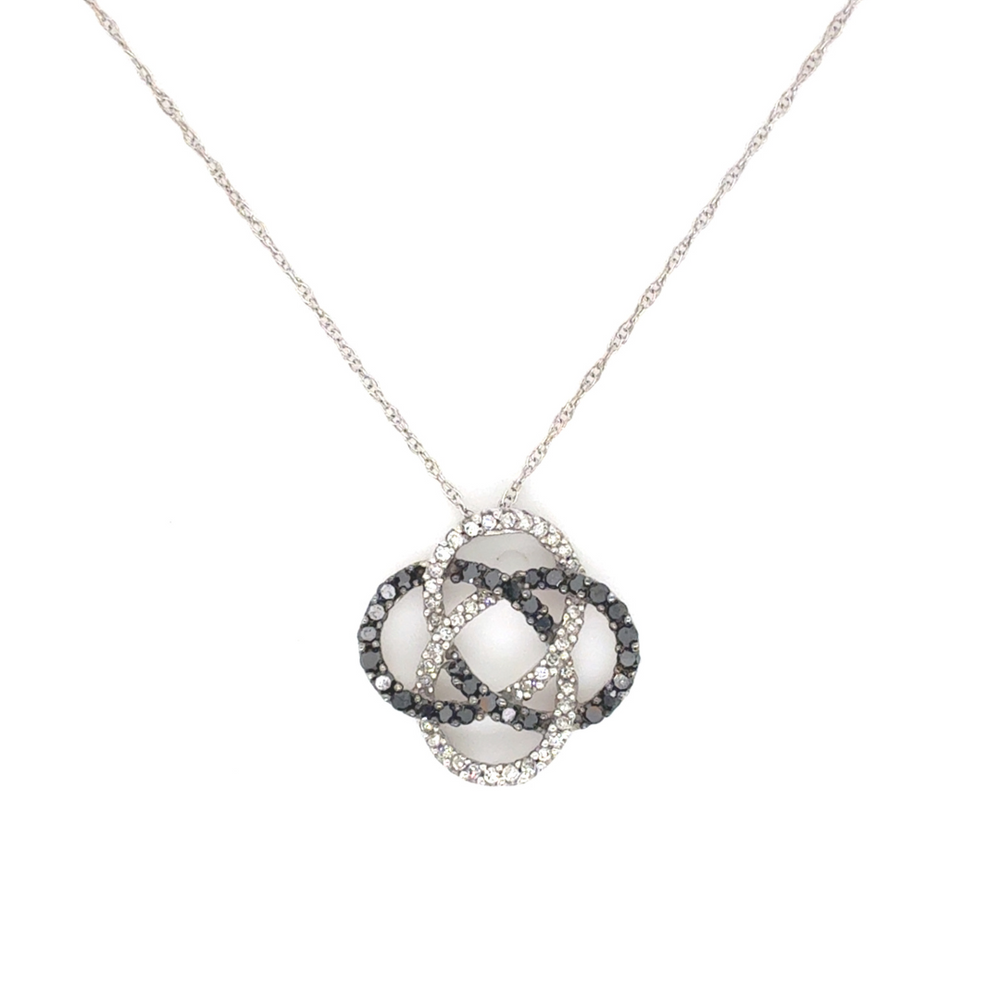10kt White Gold .35ct Diamond Pendant