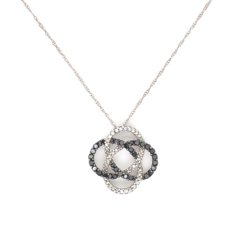 10kt White Gold .35ct Diamond Pendant