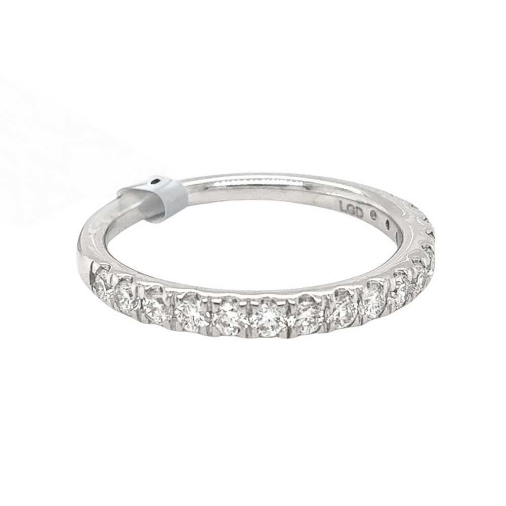 14kt White Gold .50ct Lab Grown Diamond Band