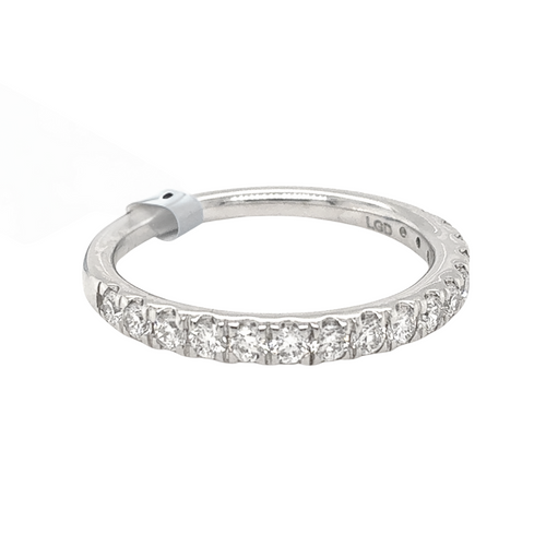 14kt White Gold .50ct Lab Grown Diamond Band