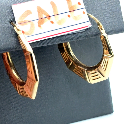 14kt Yellow Gold Hoop Earrings