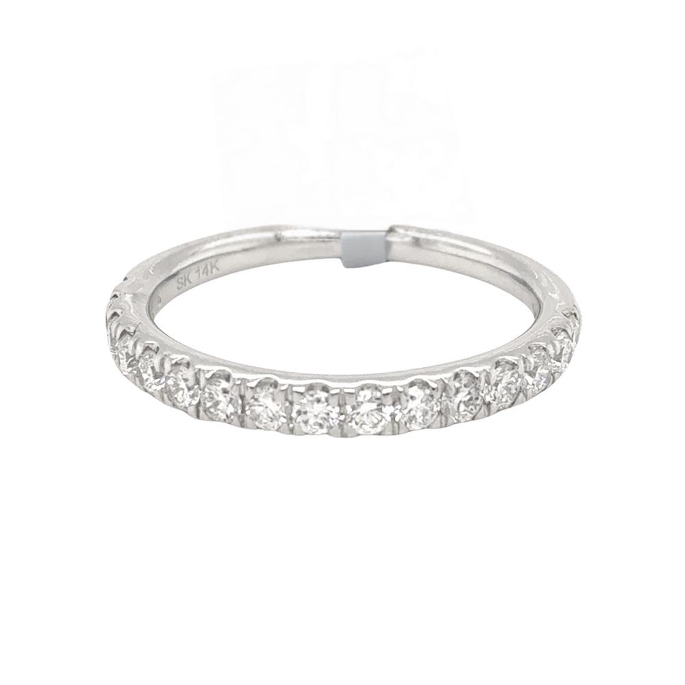 14kt White Gold 1.0ct Lab Grown Diamond Band