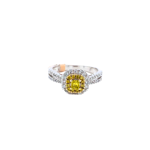 14kt White Gold .57 tw Diamond Ring