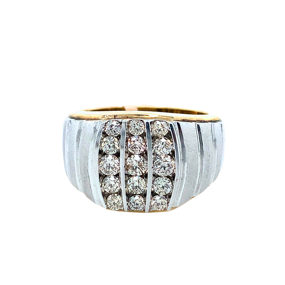10kt Two-Tone Diamond Ring