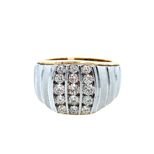 10kt Two-Tone Diamond Ring