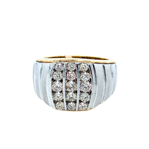 10kt Two-Tone Diamond Ring