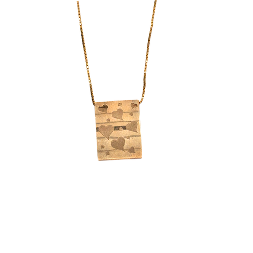10kt Yellow Gold Fancy Locket Necklace
