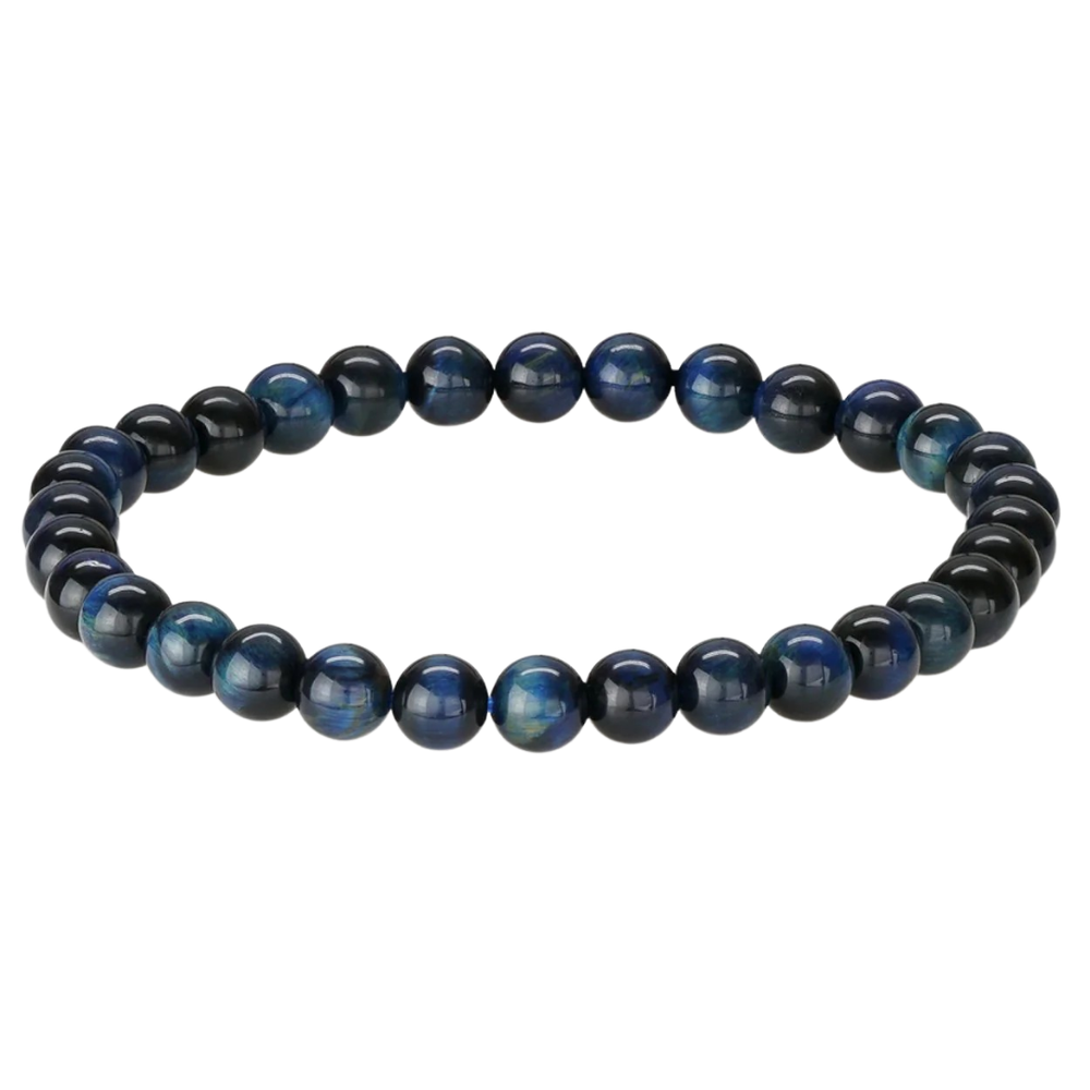 Italgem Stainless Steel Blue Tiger Eye Bracelet