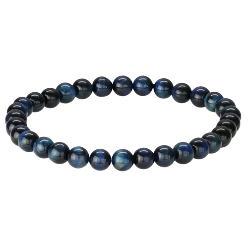 Italgem Stainless Steel Blue Tiger Eye Bracelet
