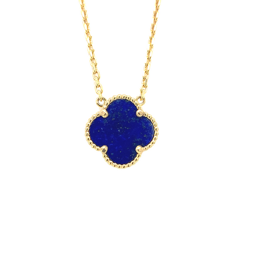 10kt Yellow Gold Four Leaf Clover Pendant