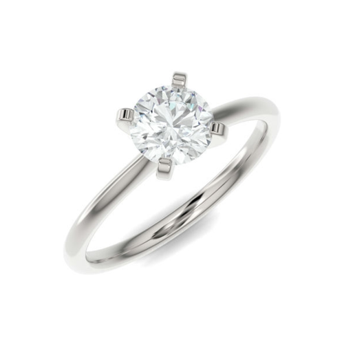 10kt White Gold Lab Grown 1.01ct Round Diamond Ring- Special Price