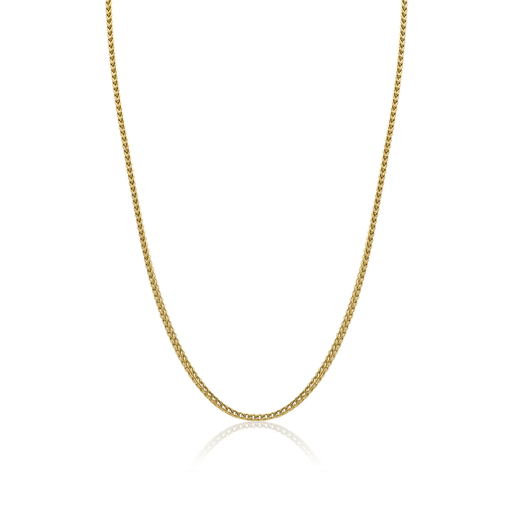 Italgem Stainless Steel Gold Plated 3.5mm Chain 24" YN21-24