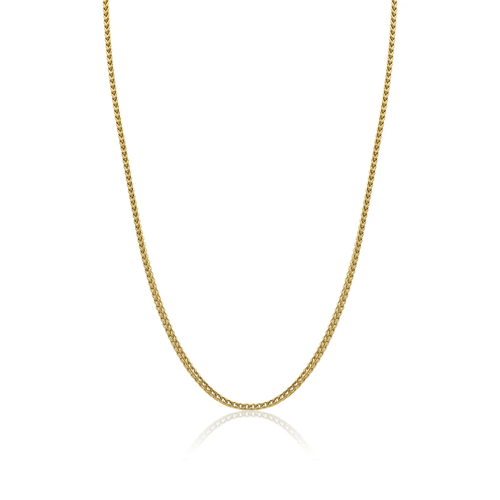 Italgem Stainless Steel Gold Plated 3.5mm Chain 24" YN21-24