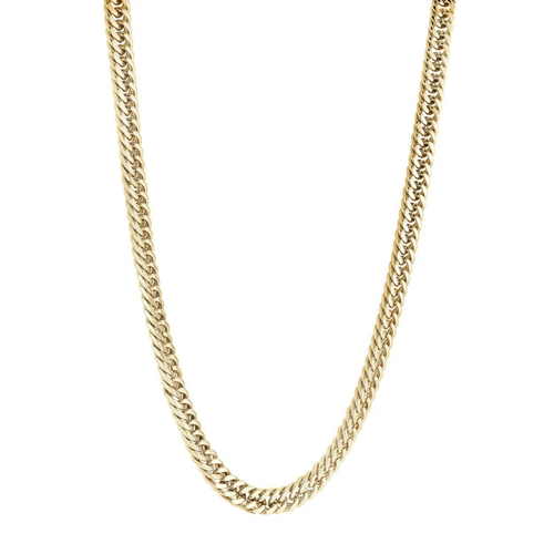 Italgem Stainless Steel Gold Plated Curb Bracelet