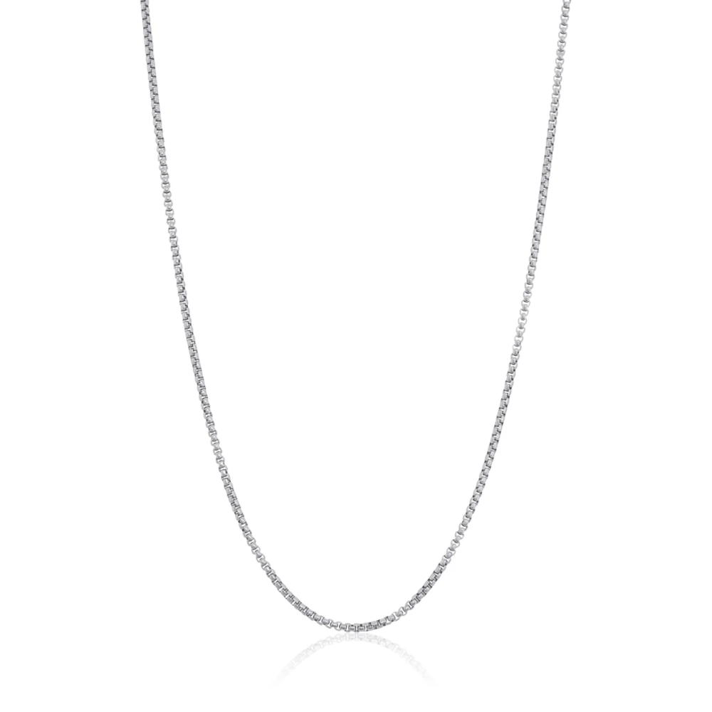 Italgem IP Gold Stainless Steel 2mm Rounded Box Chain 22"