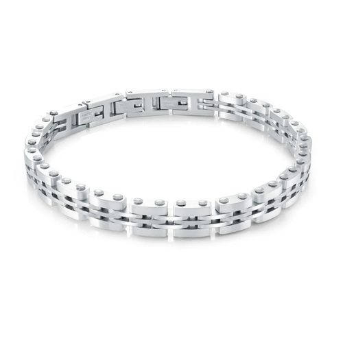 Italgem Stainless Steel 7.5mm Bracelet