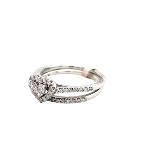 10kt White Gold Diamond Ring set
