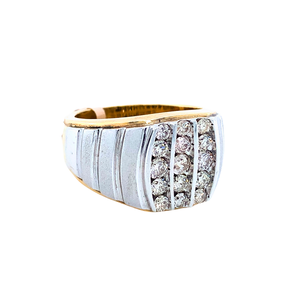 10kt Two-Tone Diamond Ring