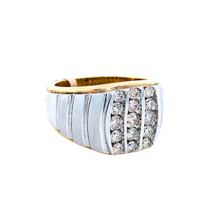 10kt Two-Tone Diamond Ring