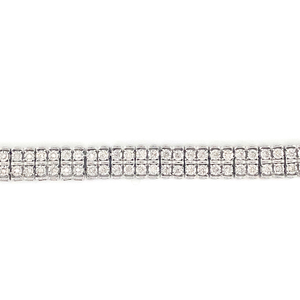 Sterling Silver with Diamonds Tennis Bracelet