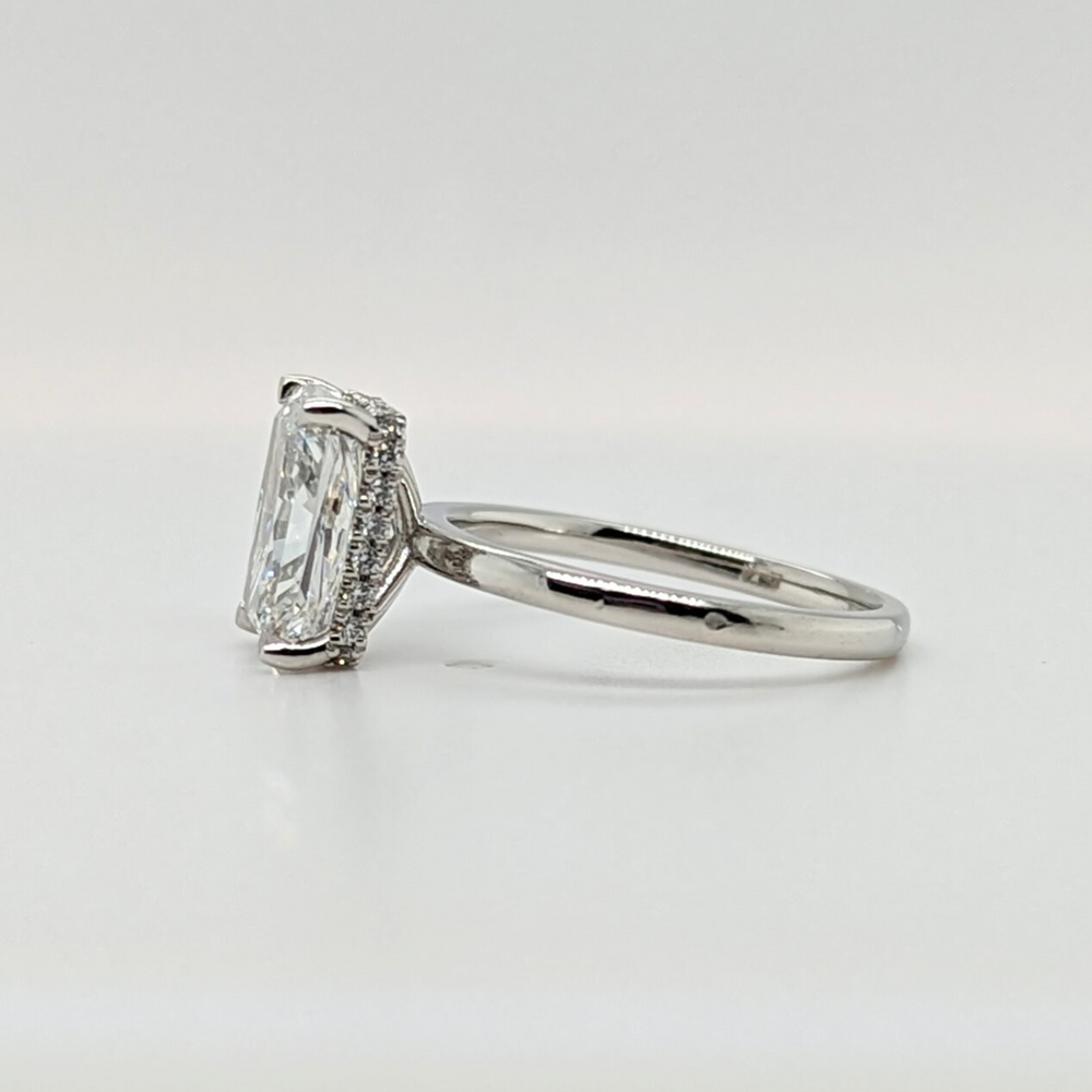 3ct Radiant Cut Engagement Ring - Special Price