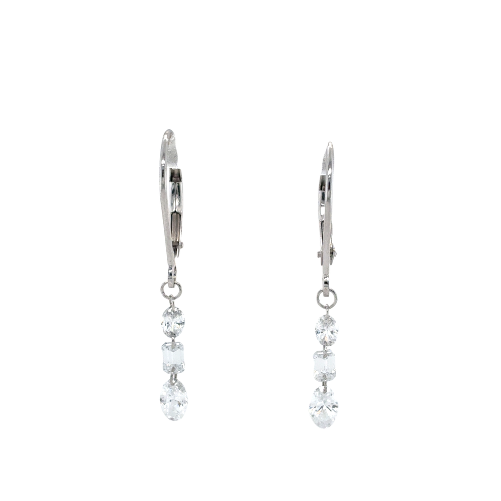 10kt White Gold 1.00TDW Lab Grown Diamond Earrings