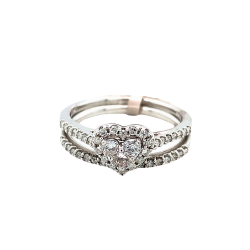 10kt White Gold Diamond Ring set