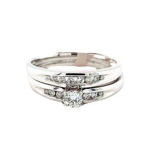 10kt White Gold Diamond Ring