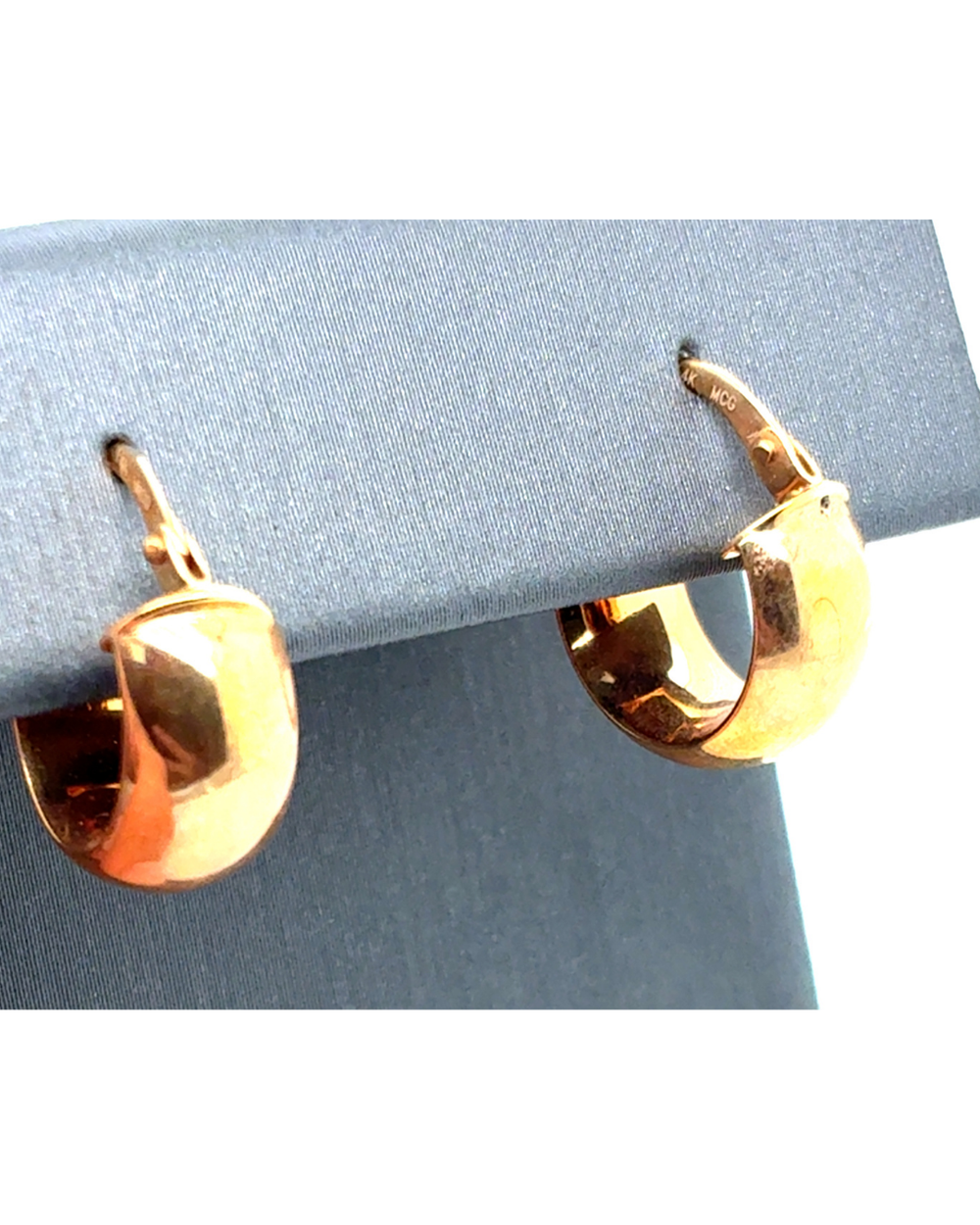 18kt Yellow Gold Fancy Hoop Earrings