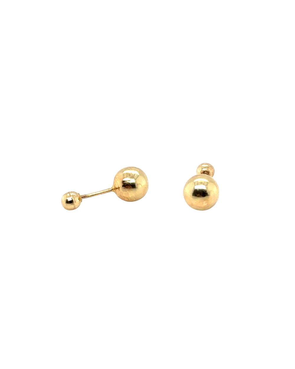 10kt Yellow Gold Ball Stud Earrings