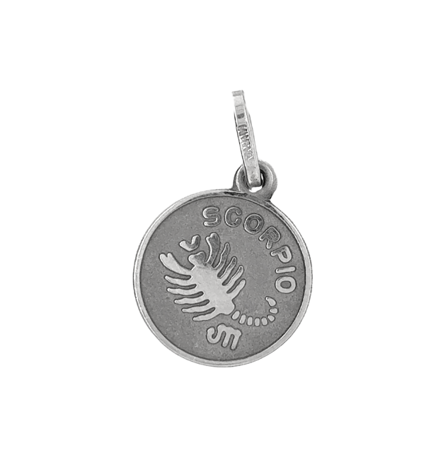 10kt White Gold Scorpio Charm