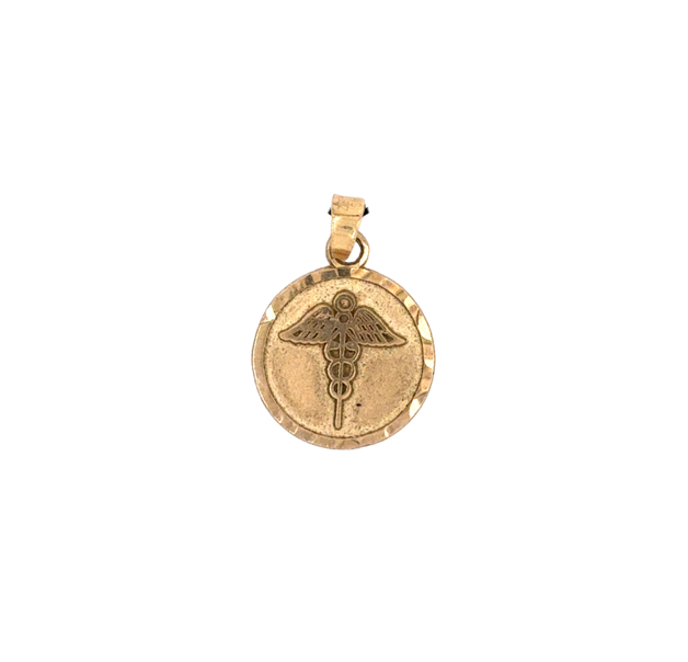 10kt Yellow Gold Medic Alert Charm
