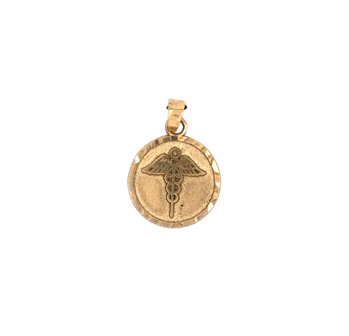 10kt Yellow Gold Medic Alert Charm
