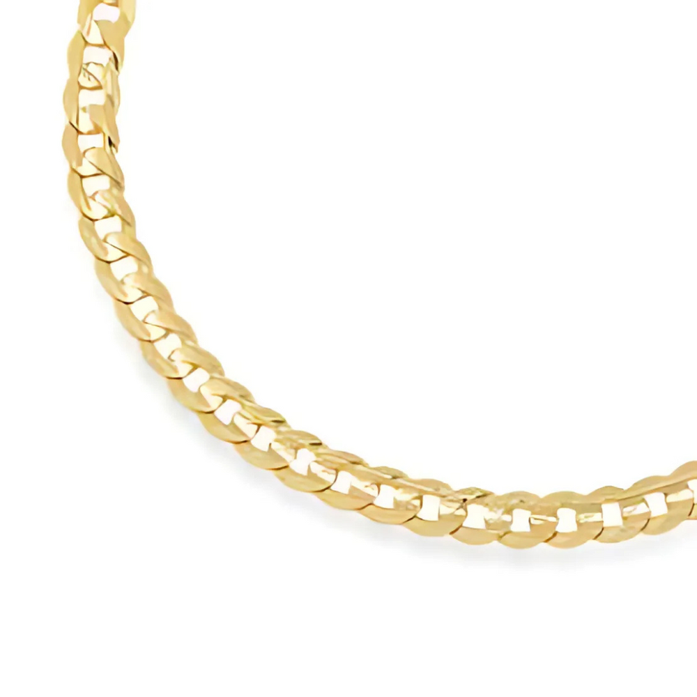 10kt Yellow Gold 9" Curb Bracelet