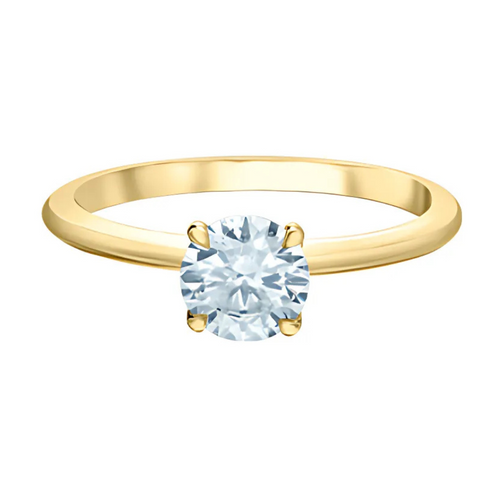 14kt Yellow Gold 2.01ct Round Cut Lab Grown Diamond Ring