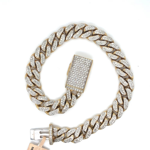 10KT Yellow Gold Natural Diamond 4.20TW Bracelet
